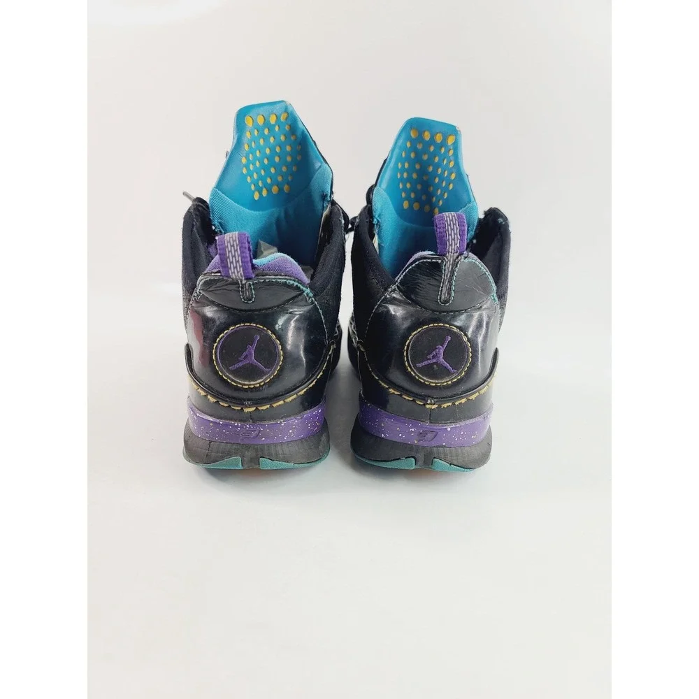 Air‎ Jordan Durable, High Top Basketball Shoes Youth Size Y7 Black Purple Blue